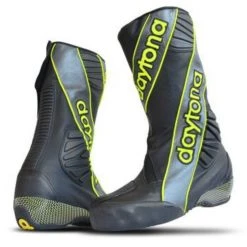 Daytona Security Evo 3 Race Boots (Black/Gun/Yellow)