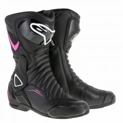 Alpinestars Stella SMX-6 v2 Boot (Black/White/Fuchsia)