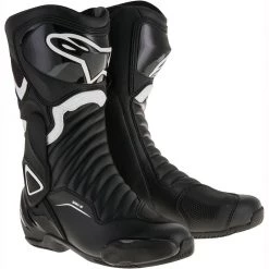 Alpinestars SMX-6 v2 Motorcycle Boot (Black/White)
