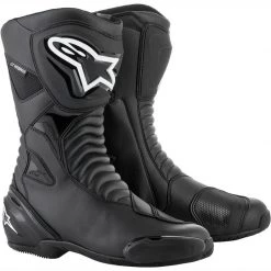 Alpinestars SMX-S Waterproof Motorcycle Boot (Black)