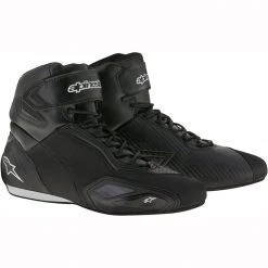 Alpinestars Faster 2 Motorcycle Shoe (Black/Sliver)