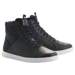 Alpinestars Jam Drystar Motorcycle Shoes (Black/Fluo Yellow)