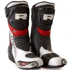 Richa Blade Waterproof Motorcycle Boots (Black/White/Red) -Boots Online Shop 23310 2