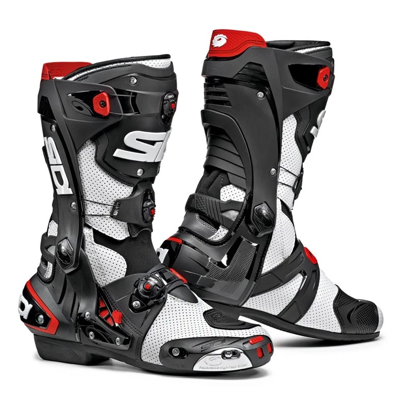 Sidi REX Air CE Motorcycle Boots (White|Black) - Special Order 1 Sidi REX Air CE Motorcycle Boots (White|Black) - Special Order