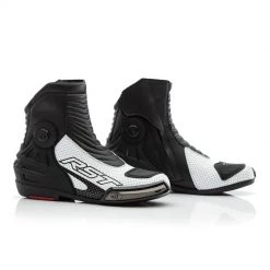 RST Tractech Evo 3 Short CE Motorcycle Boot 2341 (White|Black)