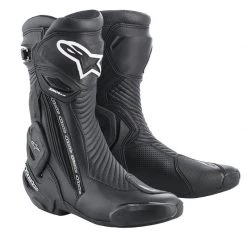 Alpinestars SMX Plus V2 Motorcycle Boot (Black)