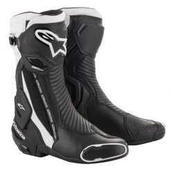 Alpinestars SMX Plus V2 Motorcycle Boot (Black|White)