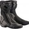 Alpinestars SMX Plus v2 Motorcycle Boots (Black/Grey)