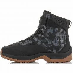 Alpinestars CR-6 Drystar Motorcycle Shoes (Black/Grey/Camo) -Boots Online Shop 30696 2