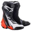 Alpinestars Supertech R Motorcycle Boot (Black/Red Fluo/White/Grey)