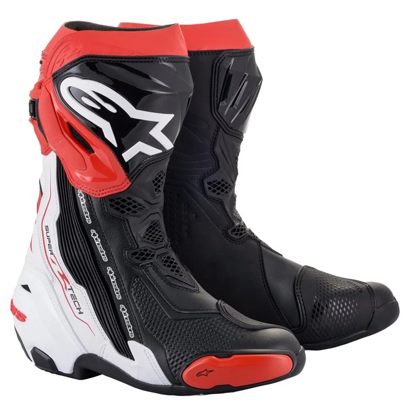 Alpinestars Supertech R Boot (Black/White/Red) 1 Alpinestars Supertech R Boot (Black/White/Red)