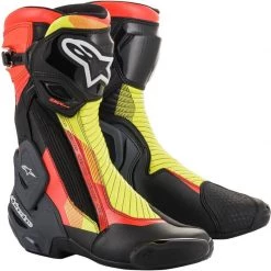 Alpinestars SMX Plus V2 Motorcycle Boot (Black|Red|Yellow|Grey)