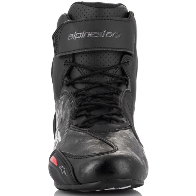 Alpinestars Faster 3 Rideknit Shoes (Black/Gray/Red) 3 Alpinestars Faster 3 Rideknit Shoes (Black/Gray/Red) - Image 3