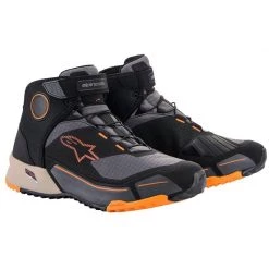 Alpinestars CR-X Drystar Shoes (Black/Light Brown/Orange)