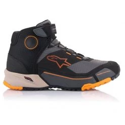 Alpinestars CR-X Drystar Shoes (Black/Light Brown/Orange) -Boots Online Shop 33637 3