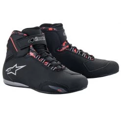 Alpinestars Sektor Waterproof Boot (Grey/Fluo Red)