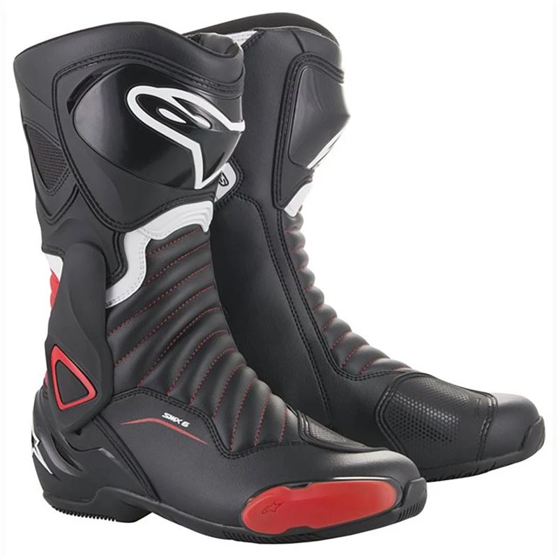 Alpinestars SMX-6 v2 Motorcycle Boot (Black/Red) 1 Alpinestars SMX-6 v2 Motorcycle Boot (Black/Red)